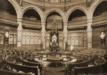 Common Council Room at the London Guildhall, 1890